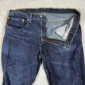 Levis Jeans 559 Mens 34x30 Blue Dark Wash Straight Fit Casual Formal Office